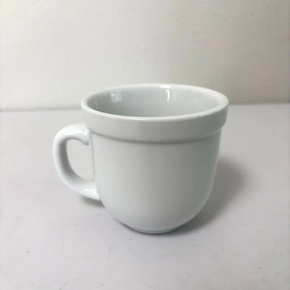 Pottery‎ Barn Suppertime White Ceramic Coffee Tea Mug Cup